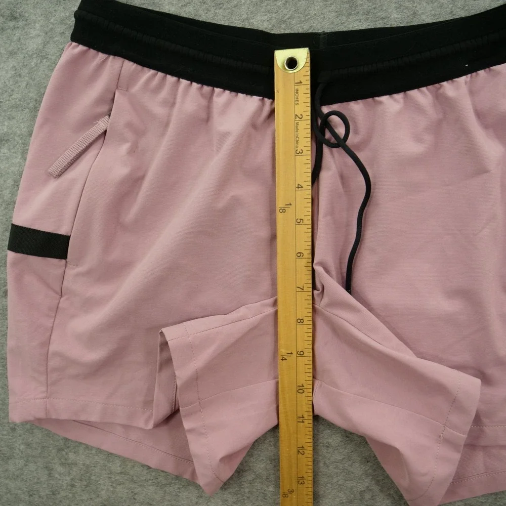Adidas Shorts Womens Medium Pink Terrex Liteflex Hiking Lightweight Drawstring